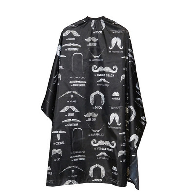 Juuksuri riide muster Juuste lõikamine veekindel riie Salong Barber Cape Professionaalne juuksuristiil Retro juuksuri riie