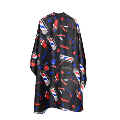 Juuksuri riide muster Juuste lõikamine veekindel riie Salong Barber Cape Professionaalne juuksuristiil Retro juuksuri riie