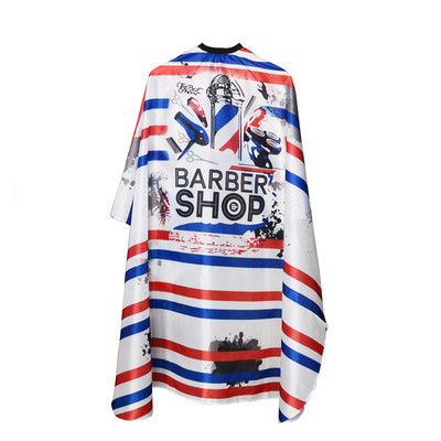 Juuksuri riide muster Juuste lõikamine veekindel riie Salong Barber Cape Professionaalne juuksuristiil Retro juuksuri riie