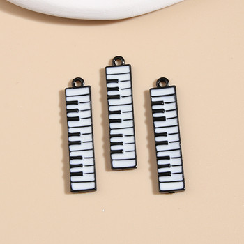 10 τμχ Mix Funny Enamel Guitar Keyboard Charms Μουσικά όργανα Κρεμαστό Fit Κοσμήματα DIY Κατασκευή Χειροποίητα Μουσικά Αξεσουάρ