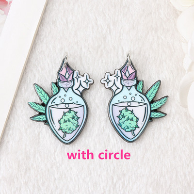 10 vnt. lapų pakabukai akrilo drugelių kvepalų buteliukas širdies maišelis papuošalų radiniai auskarų vėriniams pasidaryti pasidaryk pats