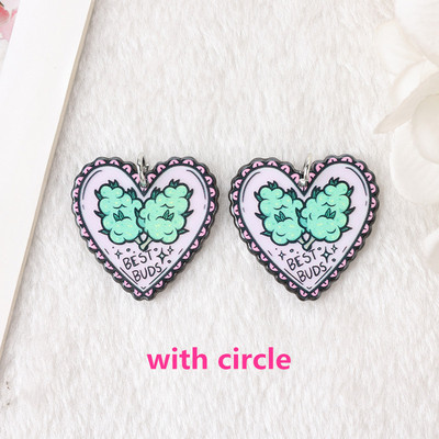 10 vnt. lapų pakabukai akrilo drugelių kvepalų buteliukas širdies maišelis papuošalų radiniai auskarų vėriniams pasidaryti pasidaryk pats