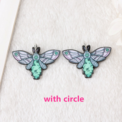 10 vnt. lapų pakabukai akrilo drugelių kvepalų buteliukas širdies maišelis papuošalų radiniai auskarų vėriniams pasidaryti pasidaryk pats