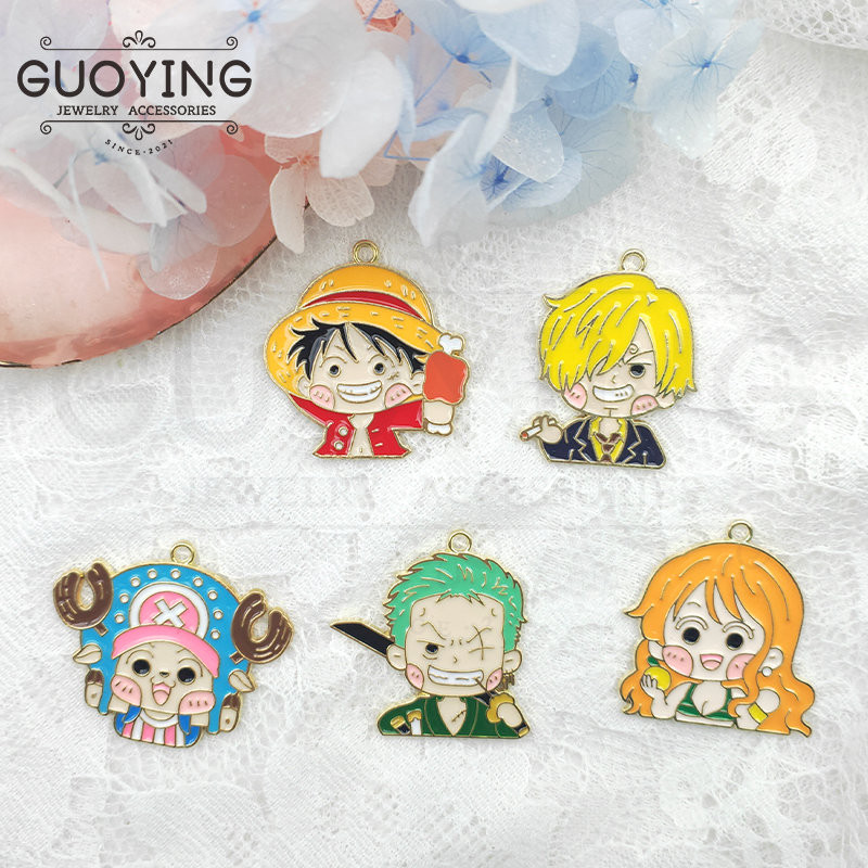 10 kom legura Drip šarm klasični crtani anime lik naušnica privjesak DIY privjesak narukvica privjesak nakit dodaci
