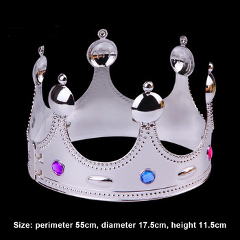 Party Tiara King Crown Birthday Cap King Crown Hat For Children Adult Birthday Party Cosplay Prince Princess Festival Decor Sl