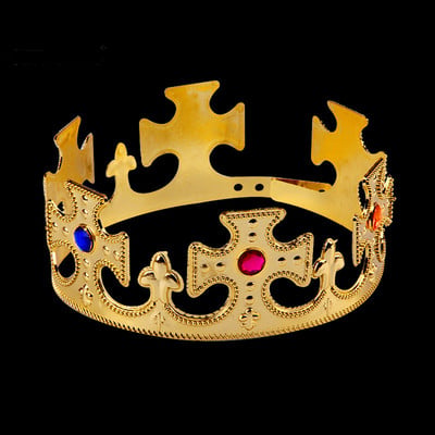 Party Tiara King Crown Birthday Cap King Crown Kalap gyerekeknek Felnőtt Születésnapi Party Cosplay Prince Princess Festival Decor Sl