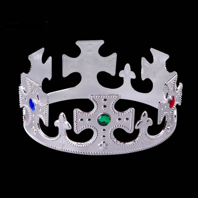 Party Tiara King Crown Birthday Cap King Crown Kalap gyerekeknek Felnőtt Születésnapi Party Cosplay Prince Princess Festival Decor Sl
