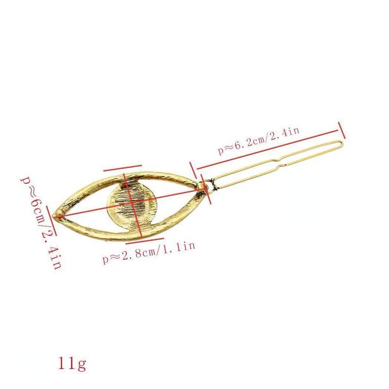 Egyszerű stílusú Vintage Bling strassz Evil Eye hajcsat koreai divatos hajkiegészítők nőknek 2022 Lucky Hair Pins Lányok