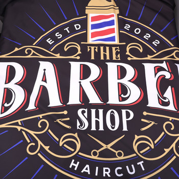 2023 New Barber Haircut Πανί Αδιάβροχο φόρεμα κομμωτηρίου Ρυθμιζόμενο κλείσιμο ποδιά κομμωτηρίου Αντιστατική κάπες κομμωτηρίου