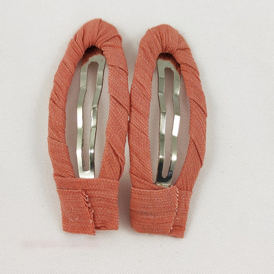 Egyszerű többszínű sifonfonal flanel bobby pin női esztétika lányos édes csíptetős koreai divatos hajkiegészítők új