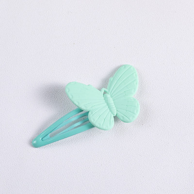 Rajzfilm Macaron Színes pillangós Bobby Pin Női Édes, Aranyos Csajos Kifinomult hajcsat Koreai alkalmi divatos hajkiegészítők
