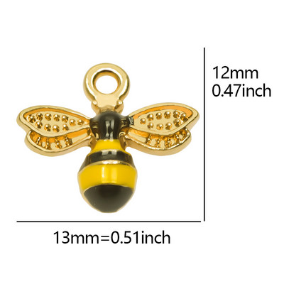 10Pcs/Lot Višebojni Y2K stilovi Životinje Insekti Leptiri Privjesci Privjesak podveski Za Diy Ogrlice Naušnice Veleprodaja nakita