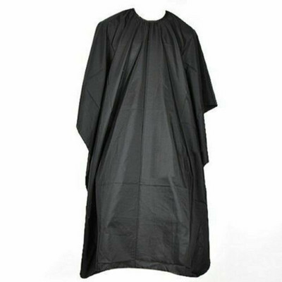 Black Hairdressing Cape Professzionális fodrászszalon fodrász kendővédő kötény vízálló vágóruha hajszövet pakolás