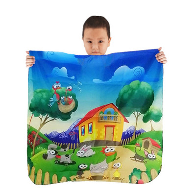 Kirpimo salonas Kirpyklos apsiaustas vaikams Vaikų formavimo poliesterio užvalkalas vandeniui atsparus šampūnas ir kirpimas buitinė suknelė prijuostė