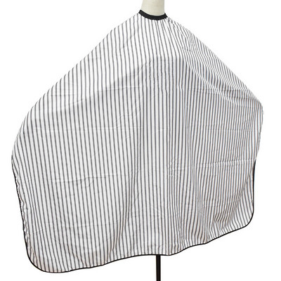 Prilagodljiva crno-bijela pruga Visokokvalitetna frizura Frizerska brijačka tkanina Vodootporna haljina Frizerski/brijački ogrtač