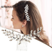 Esküvői fésűfej Ékszer Menyasszonyi Hajkapcsok Fejfedő Crystal Női Tiaras Menyasszonyi Haj Kiegészítők Női Hajdíszek SL