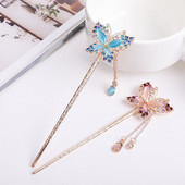 Nove retro ukosnice, kopče, leptir, metalne vilice za kosu, štapići za žene, djevojke, kineska hanfu haljina, kostim, nakit za kosu