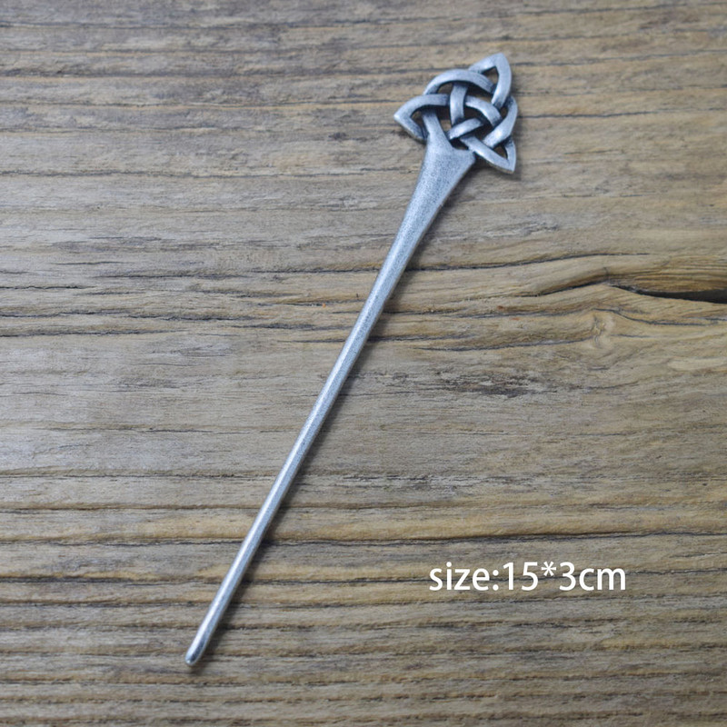 1db Celtics csomós Hair Stick Pick Sál Sál Pin női anyák napi ajándék