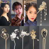 Retro elegáns koreai divat hajtű nőknek Hotel Del Luna 호텔 델루나 Hírességek Hajkiegészítők IU TV Ékszer Ajándék Dráma Hajtű