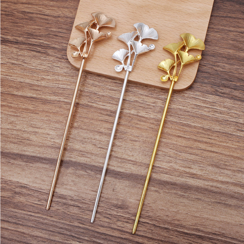 2 komada 42x31,5 mm lotos bakrene ukosnice Vilice za kosu Štapići Ukosnice Ukosnice Ukosnice Nalazi za odjeću za kosu DIY Vintage Dodaci za nakit