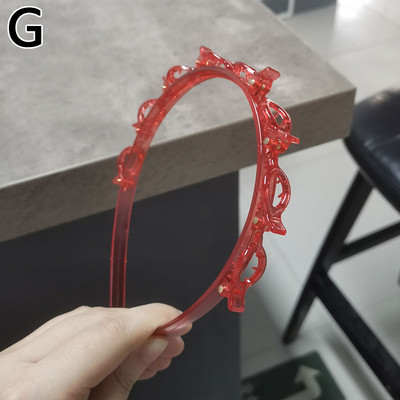 Traka za glavu Muškarci Žene Sportski obruč za kosu Alat za pletenje Višeslojna plastična kopča za kosu Dvostruke šiške Frizura Ukosnica Dodaci za kosu