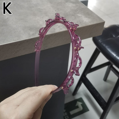 Traka za glavu Muškarci Žene Sportski obruč za kosu Alat za pletenje Višeslojna plastična kopča za kosu Dvostruke šiške Frizura Ukosnica Dodaci za kosu