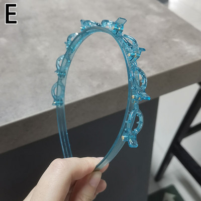 Traka za glavu Muškarci Žene Sportski obruč za kosu Alat za pletenje Višeslojna plastična kopča za kosu Dvostruke šiške Frizura Ukosnica Dodaci za kosu