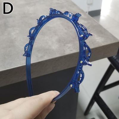 Traka za glavu Muškarci Žene Sportski obruč za kosu Alat za pletenje Višeslojna plastična kopča za kosu Dvostruke šiške Frizura Ukosnica Dodaci za kosu