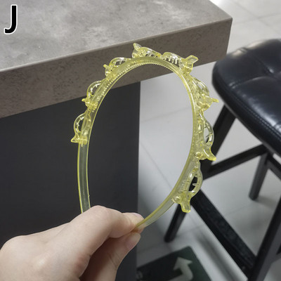 Traka za glavu Muškarci Žene Sportski obruč za kosu Alat za pletenje Višeslojna plastična kopča za kosu Dvostruke šiške Frizura Ukosnica Dodaci za kosu