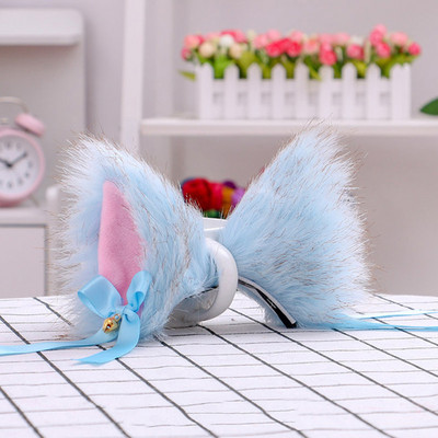 Többféle stílus Plüss Állatfülek Hajtűk Édes szőrös Bolyhos Róka macskafül Cosplay Anime Hajcsat Party jelmez Haj kiegészítők