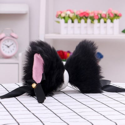 Többféle stílus Plüss Állatfülek Hajtűk Édes szőrös Bolyhos Róka macskafül Cosplay Anime Hajcsat Party jelmez Haj kiegészítők