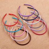 10 vnt 10 mm audiniu dengtas galvos apdangalas Candy Spalvoti plaukų lankeliai Tuščio pagrindo nustatymai Vaikams Mergaitėms Plaukų aksesuarai Dygliai