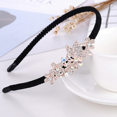 Új Pearl Rhinestone fejpánt Crystal Crown Show Performance hajgumik nőknek Tökéletes minőségi divat vad napi dekoráció