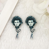 10 bucăți de bijuterii de modă acrilice creative pentru realizarea de colier de cercei