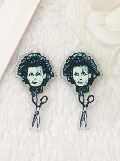 10 bucăți de bijuterii de modă acrilice creative pentru realizarea de colier de cercei