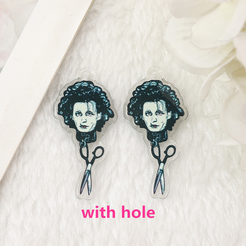 10 bucăți de bijuterii de modă acrilice creative pentru realizarea de colier de cercei