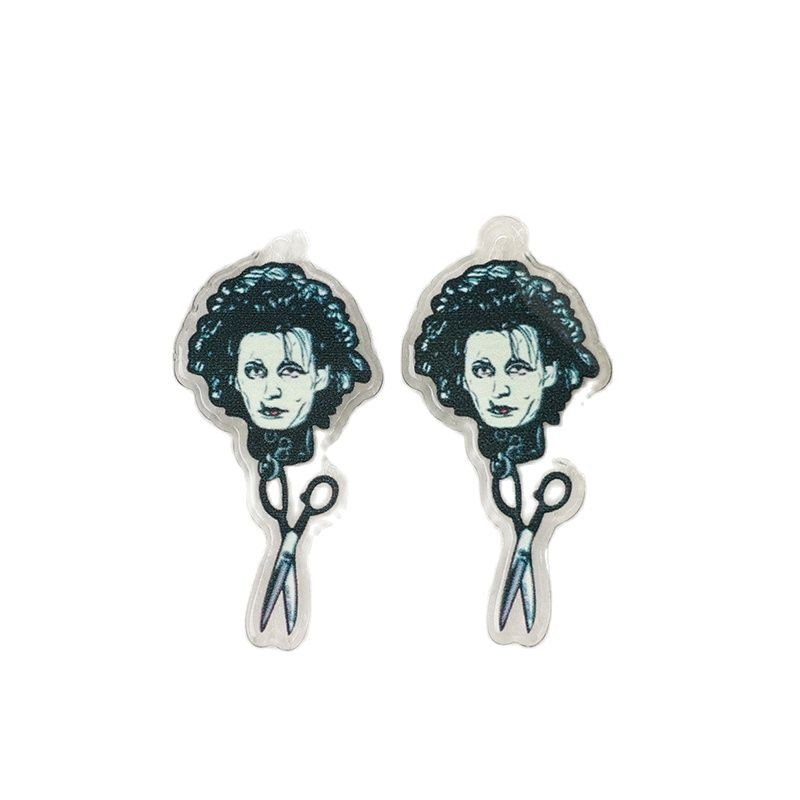 10 bucăți de bijuterii de modă acrilice creative pentru realizarea de colier de cercei