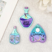 12 db pasztell gót halloween fiú könnyek és ouija bűbájok kísérteties kreatív akril medál fülbevaló nyaklánc barkácskészítéshez