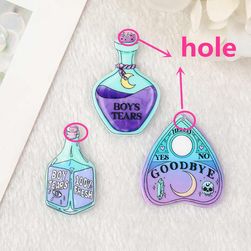 Pastel Goth Charms, Spooky Creative Charms