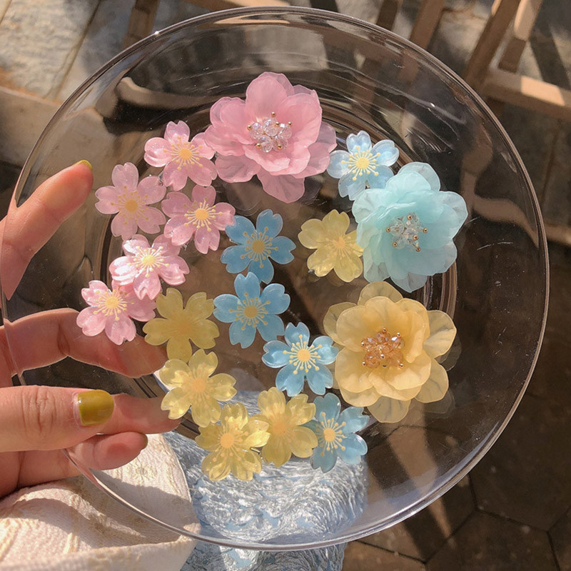 Slatke cvjetne kopče za kosu za žene Djevojke Mala ukosnica za šiške Kopča za svakodnevne zabave Dekoracija frizure Dječji poklon Modni dodaci za kosu