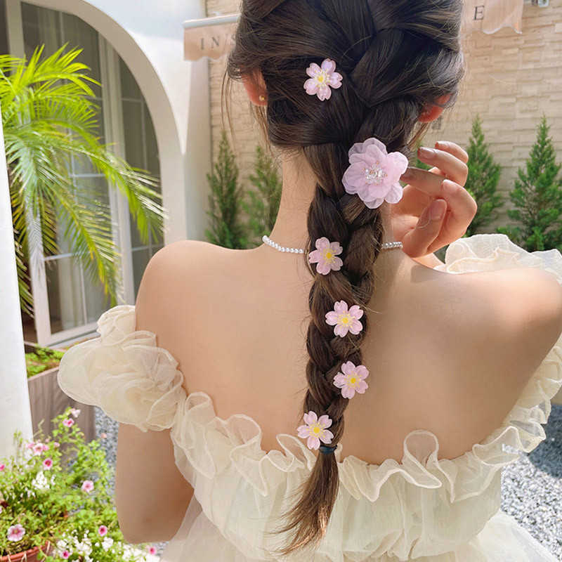 Slatke cvjetne kopče za kosu za žene Djevojke Mala ukosnica za šiške Kopča za svakodnevne zabave Dekoracija frizure Dječji poklon Modni dodaci za kosu