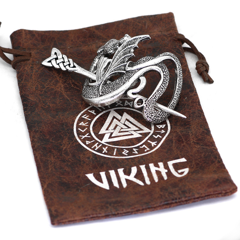 Skandináv viking sárkány Hajtű viking ékszer női hajcsipesz Cosplay party ékszer