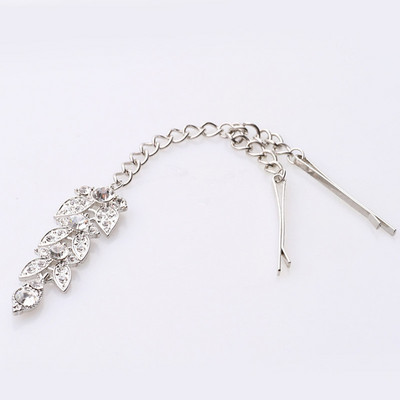 Homlok-hajtűk nőknek Etnikai strasszos medál hajtűdíszítéssel indiai hajékszerek fejdísz hajkiegészítők