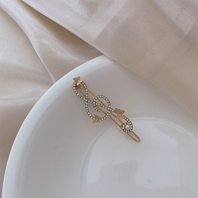 Elegantiškas plaukų segtukas Prabangus Kalnų krištolas plaukų segtukai Moteriški perlai plaukų rankenos varlės sagtis galvos apdangalui drugelių plaukų priedai