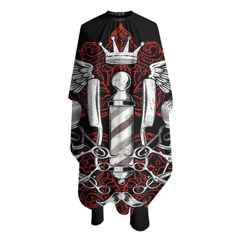 Κουρέας Μαύρο κούρεμα πανί Ποδιά κομμωτηρίου Hair Cut Cape Φόρεμα κομμωτηρίου Παλτό κομμωτηρίου Barbershop Salon αξεσουάρ