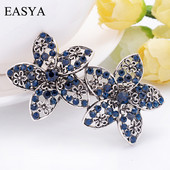 EASYA Ukosnice za kosu u vintage stilu Plavi vještački dijamant Štipaljke za kosu Dodaci Nakit za žene Djevojke