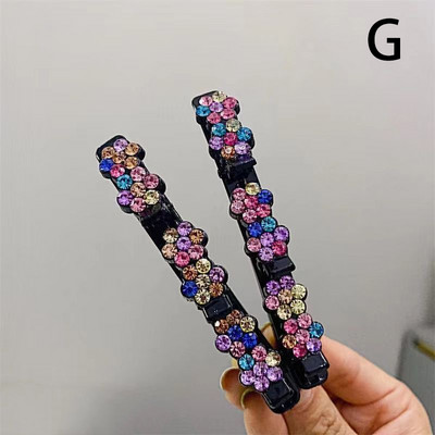 2kom modne ženske kopče za kosu Svjetlucavi umjetni kristalni cvjetovi Zvjezdaste ukosnice sa šiškama Bočna kopča fiksnog oblika Pokrivala za djevojke