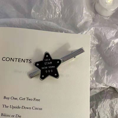 Metalne ukosnice za žene Geometrijske zvijezde u obliku srca Ukosnice za kosu Lanac Privjesak Ukosnice za djevojke Dnevna pokrivala za glavu Modni dodaci za kosu