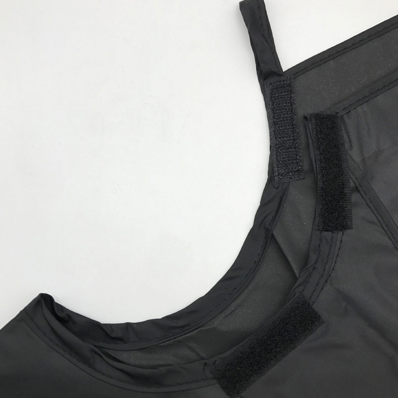 Crni profesionalni frizerski salon Frizerski dvoslojni šal Obojana kosa zapečena u ulju za trajnu vodootpornu ogrtač do pola dužine protiv obraštanja