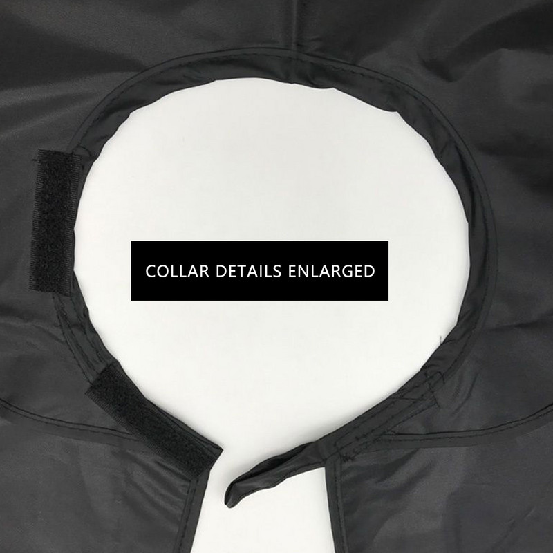 Crni profesionalni frizerski salon Frizerski dvoslojni šal Obojana kosa zapečena u ulju za trajnu vodootpornu ogrtač do pola dužine protiv obraštanja